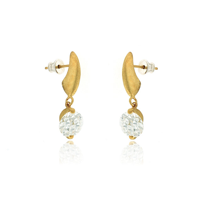 Mysterium Collection Vermeil Cubic Zirconia Earrings