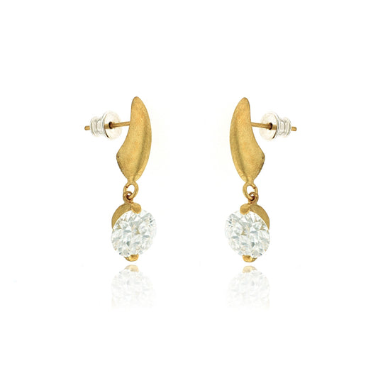 Mysterium Collection Vermeil Cubic Zirconia Earrings