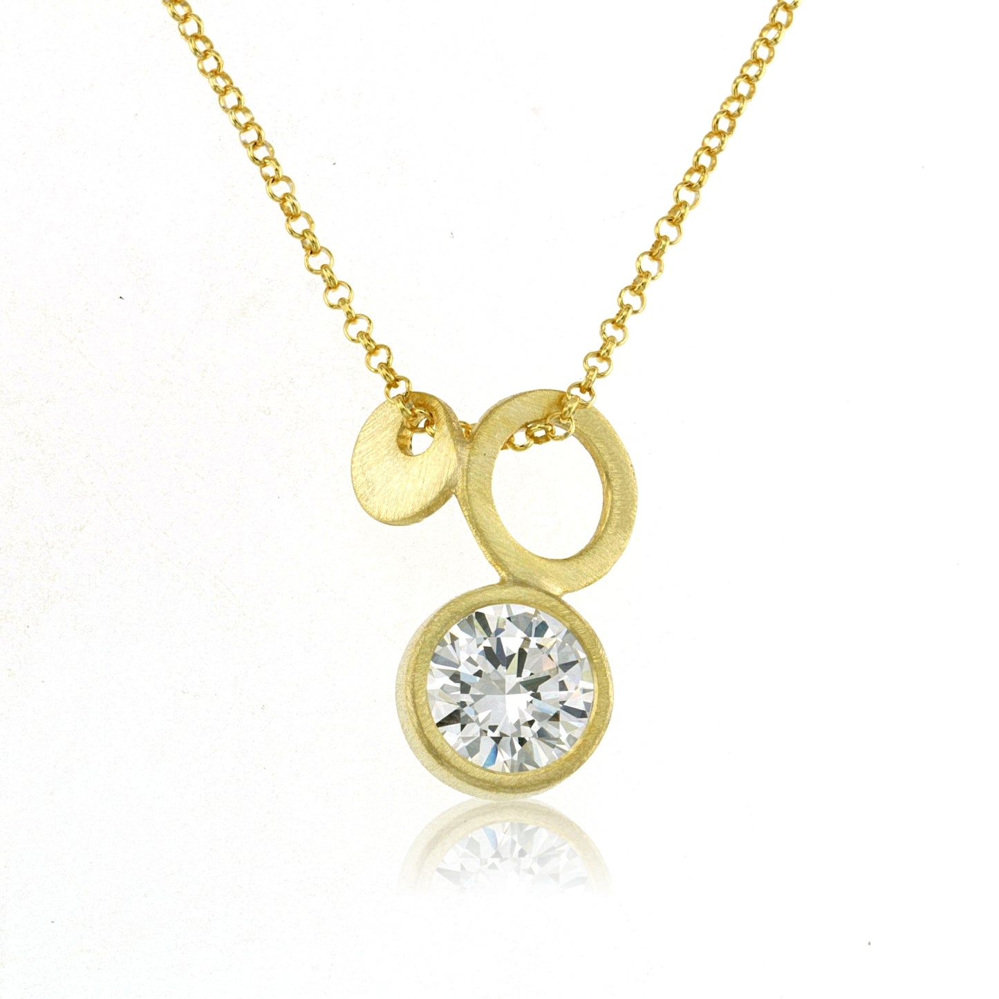 Mysterium Collection Cubic Zirconia Vermeil Necklace