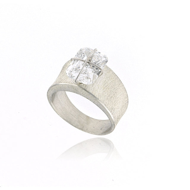 Mysterium Collection Sterling Cubic Zirconia Ring
