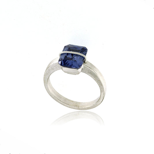 Mysterium Collection Tanzanite CZ Ring