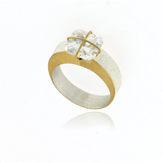 Mysterium Collection 2-Tone "Gift Wrap" Ring