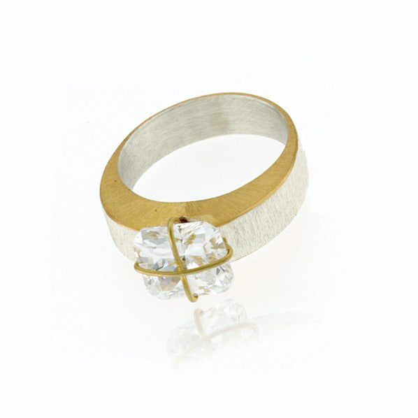 Mysterium Collection 2-Tone "Gift Wrap" Ring