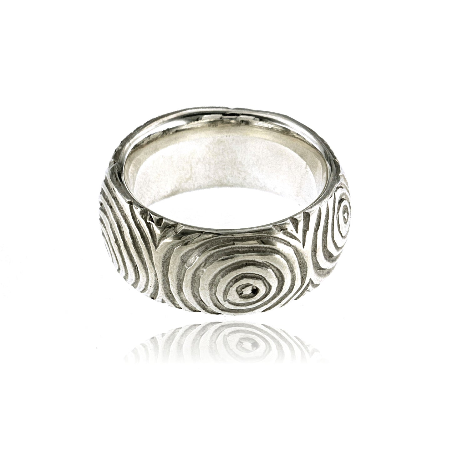 Mysterium Collection Oxidized Ripples Ring