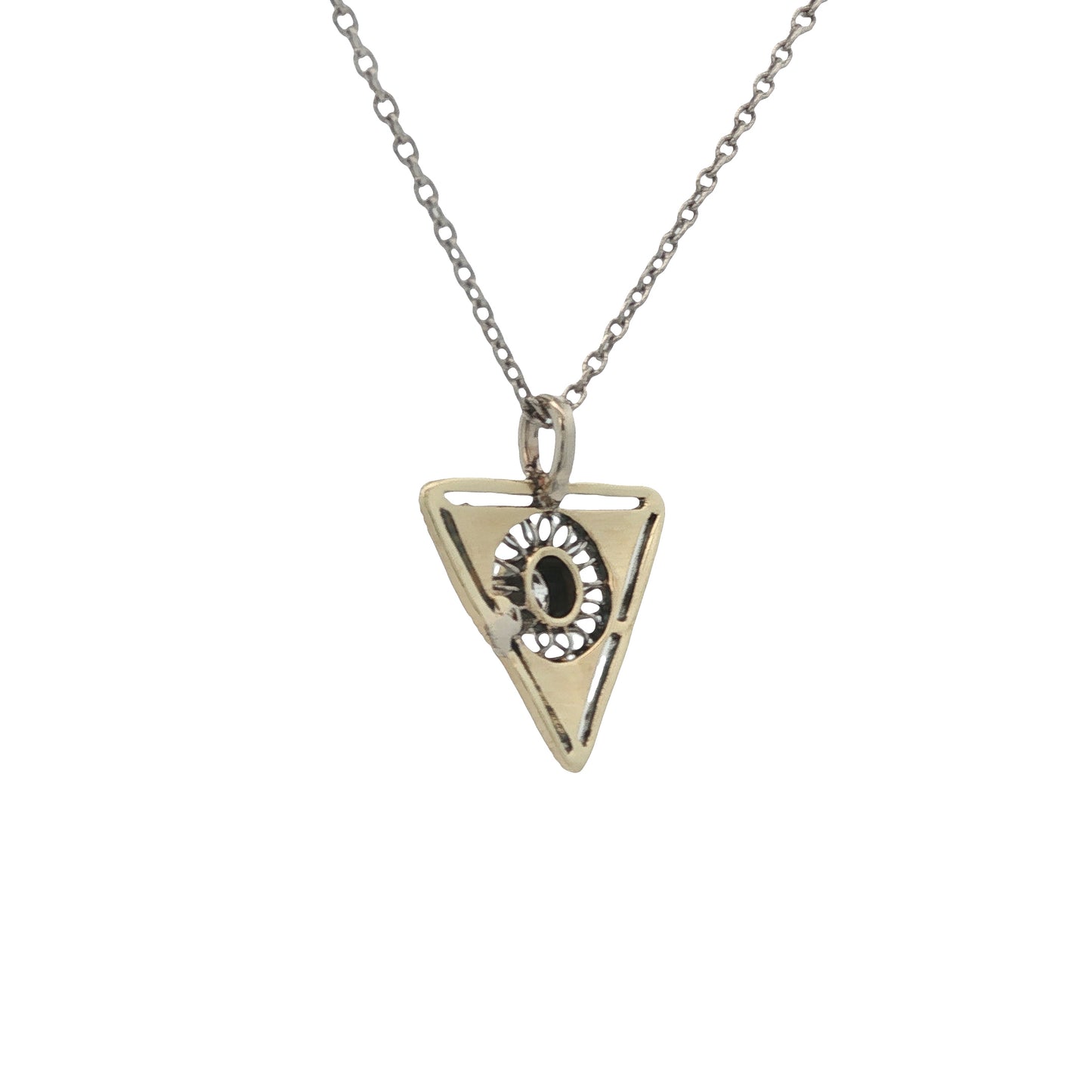Estate Collection 14K Diamond Art Deco Pendant