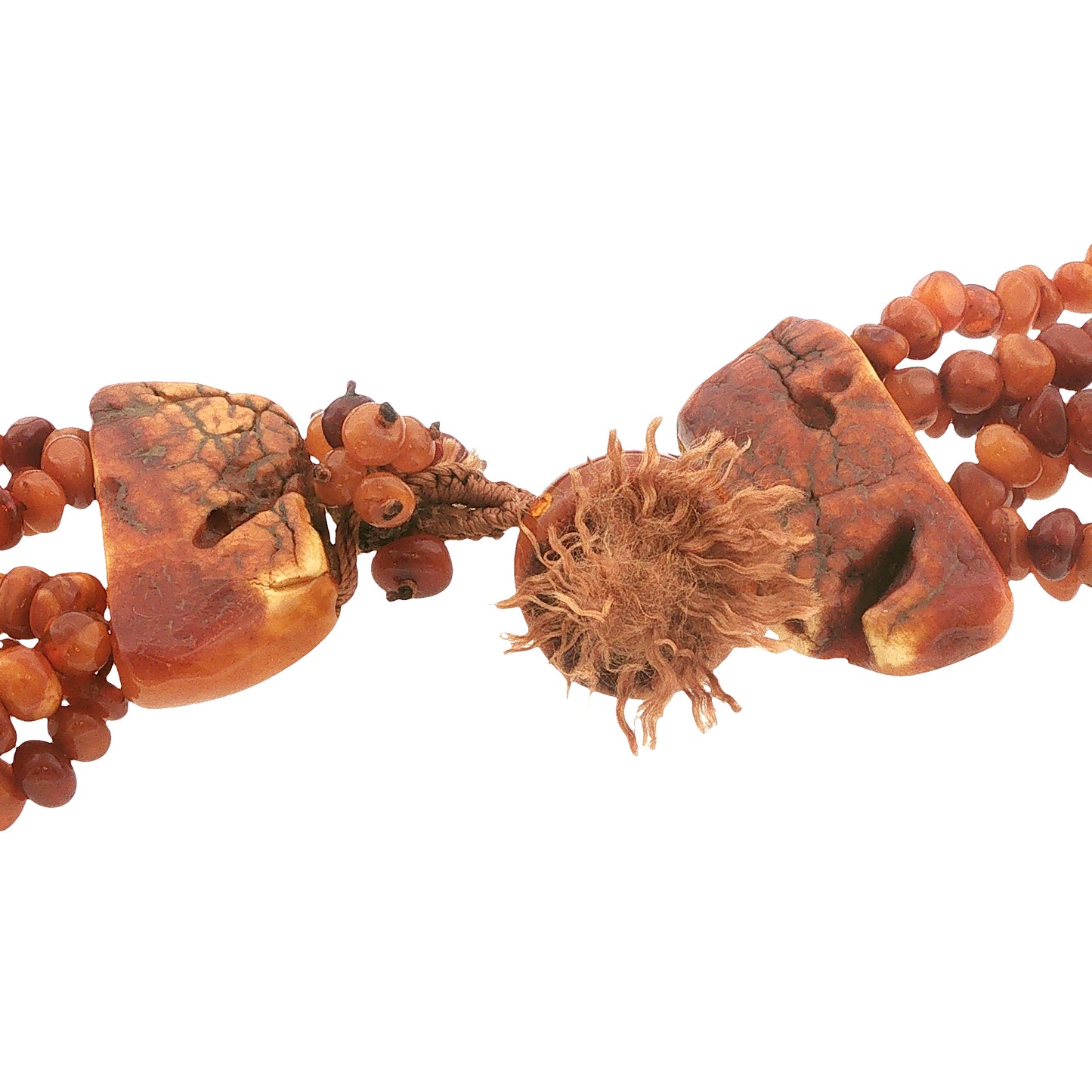 One-of-a Kind Vintage 7-Strand Baltic Amber Statement Necklace