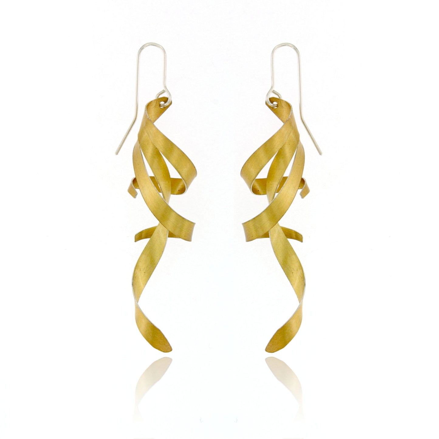 Mysterium Collection Sterling Vermeil Twisted Earrings