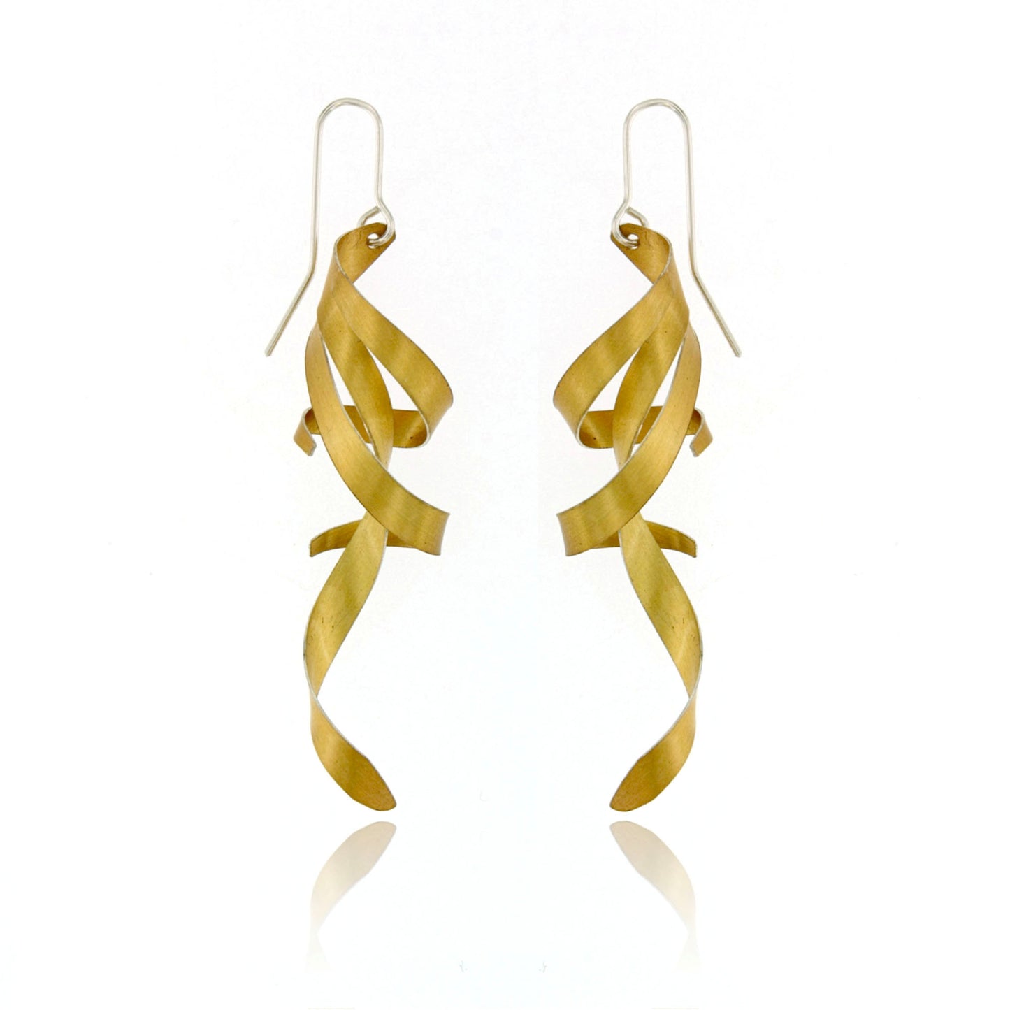 Mysterium Collection Sterling Vermeil Twisted Earrings