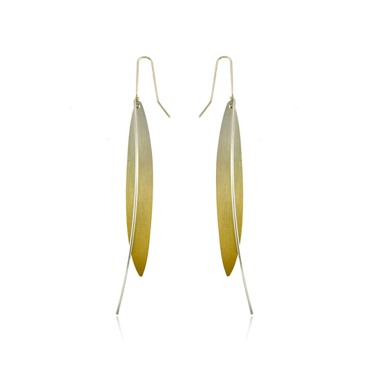 Mysterium Collection Gold Ombré Sterling Earrings