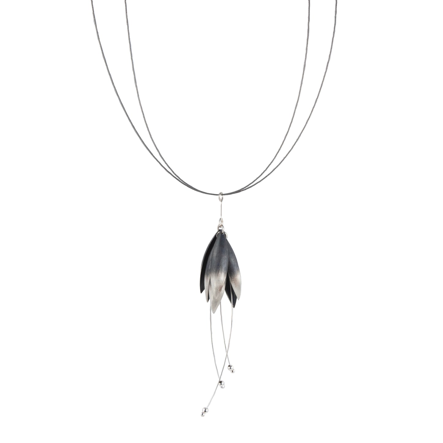 Mysterium Collection Oxidized Shaded Tulip Pendant