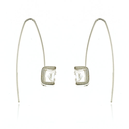 Mysterium Collection Sterling Cubic Zirconia Earrings