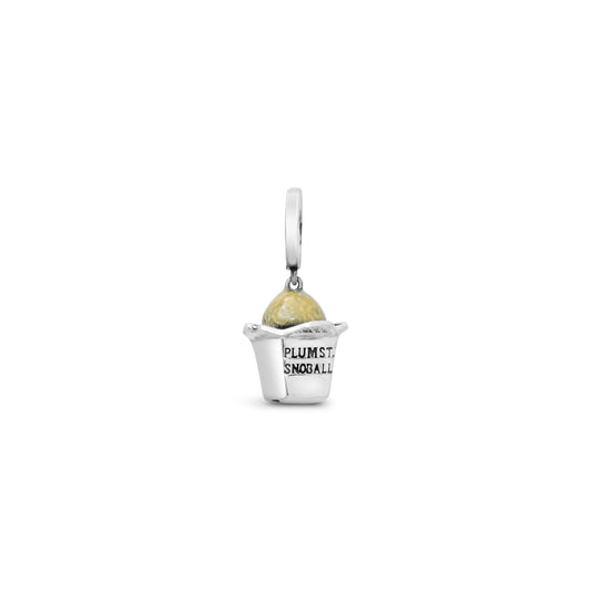 Cristy Cali Enameled Plum Street Snoball Charm - Coconut Cream