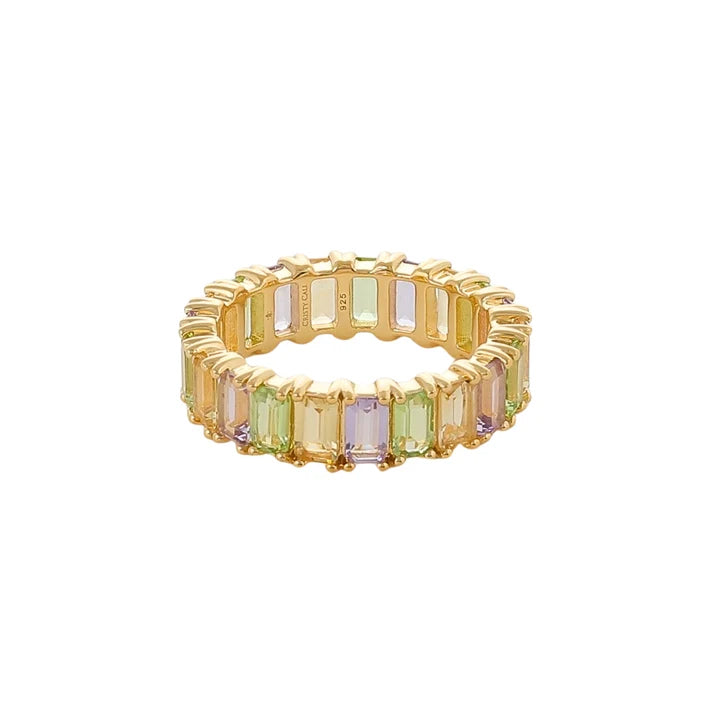 Cristy Cali Spring Carnival Semi-Precious Gemstone Eternity Ring