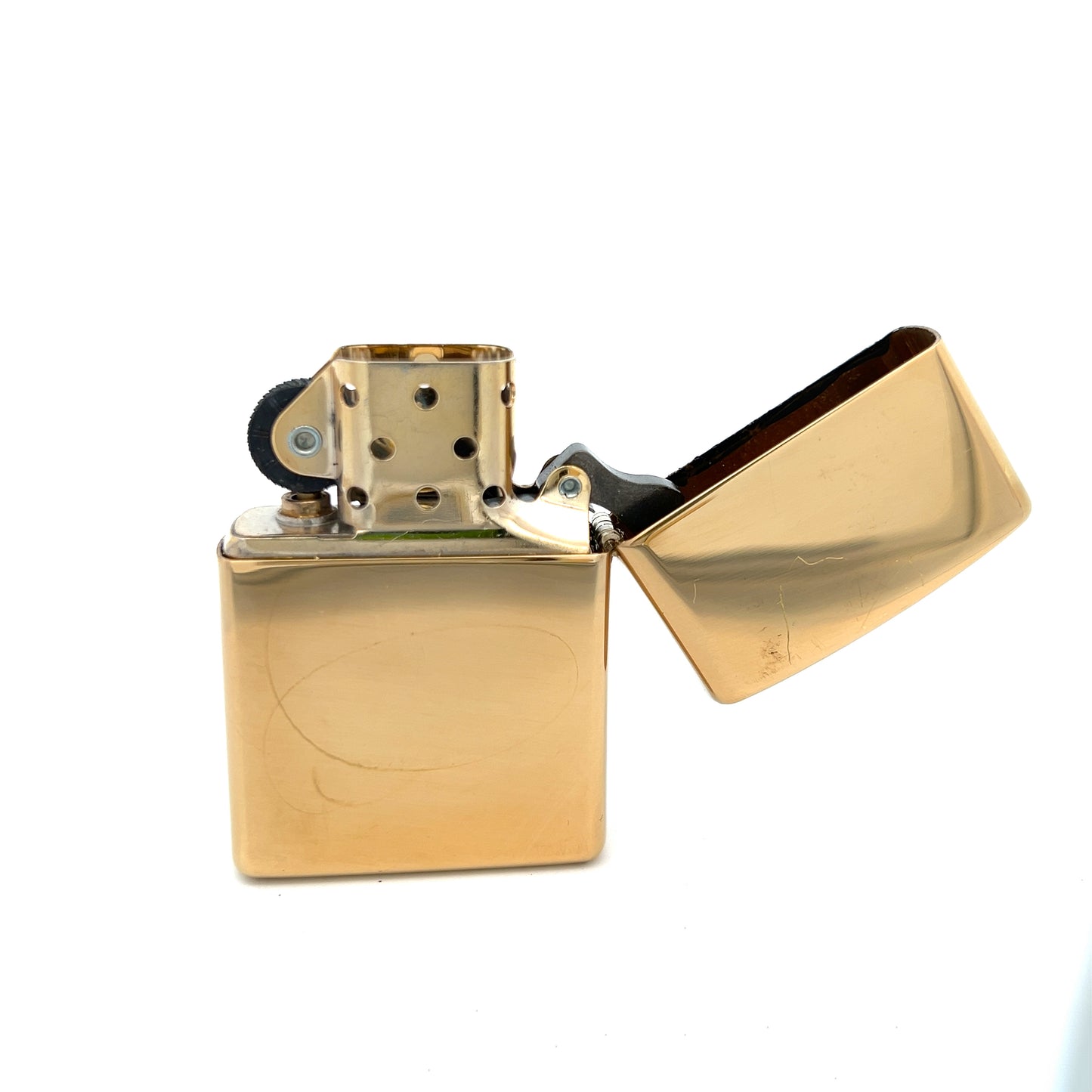 Hand-Engraved Dragon Brass Zippo Lighter