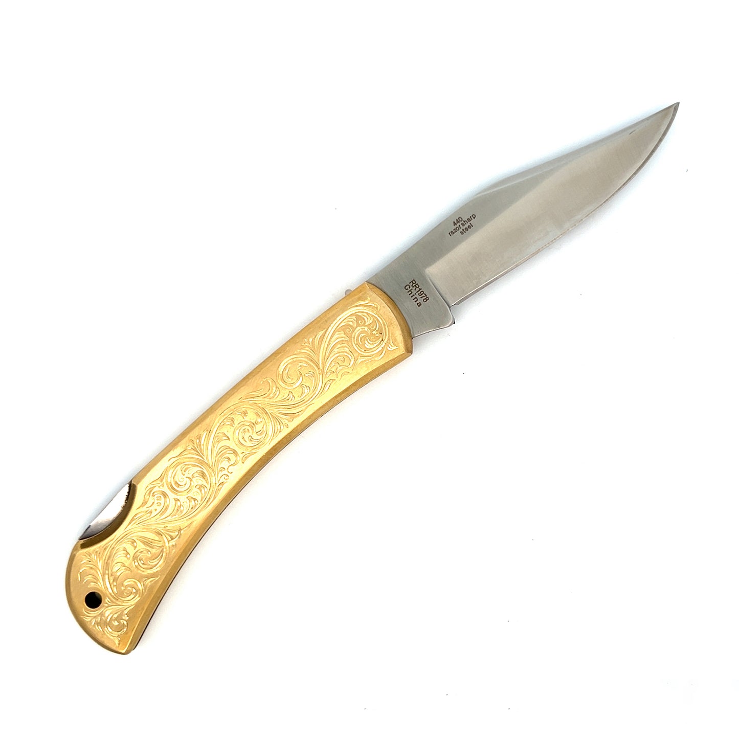 Hand-Engraved Rough Rider Pocket Knife