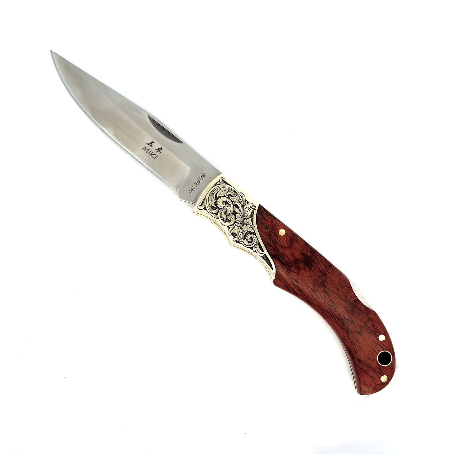 Hand-Engraved Miki Pocket Knife