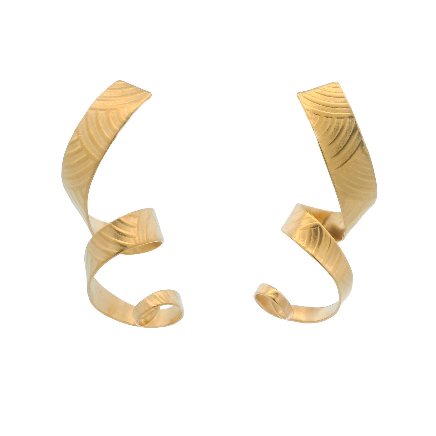 Vitrice McMurry Textured Spiral Earrings