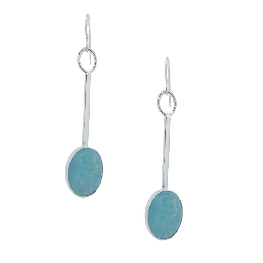 Vitrice McMurry Sterling Silver Aquamarine Drop Earrings