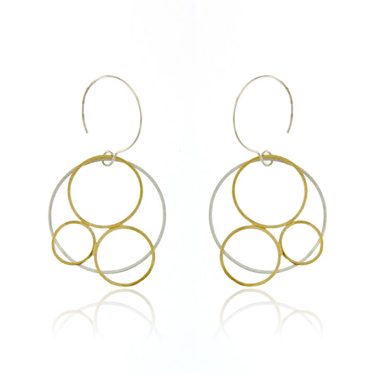 Mysterium Collection Sterling & Vermeil Circular Earrings