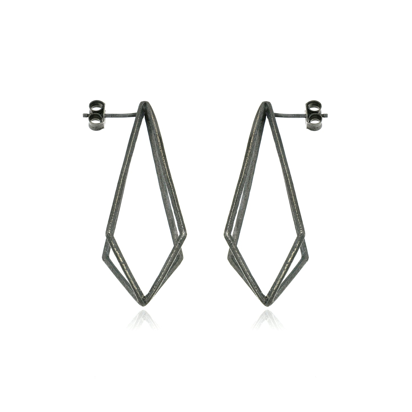 Mysterium Collection Oxidized Kite Earrings