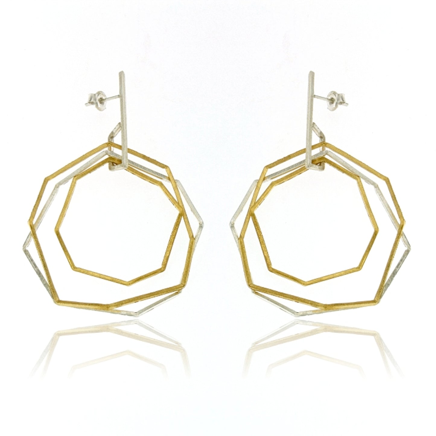 Mysterium Collection Vermeil Octagon Earrings