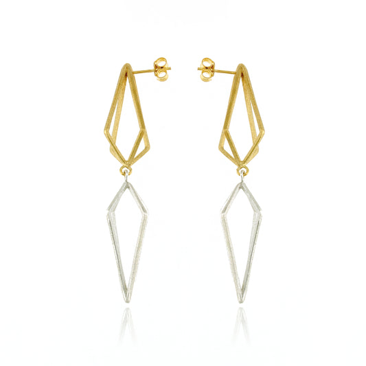 Mysterium Collection Sterling & Vermeil Kite Earrings