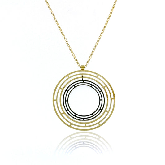 Mysterium Collection Black & Gold Necklace