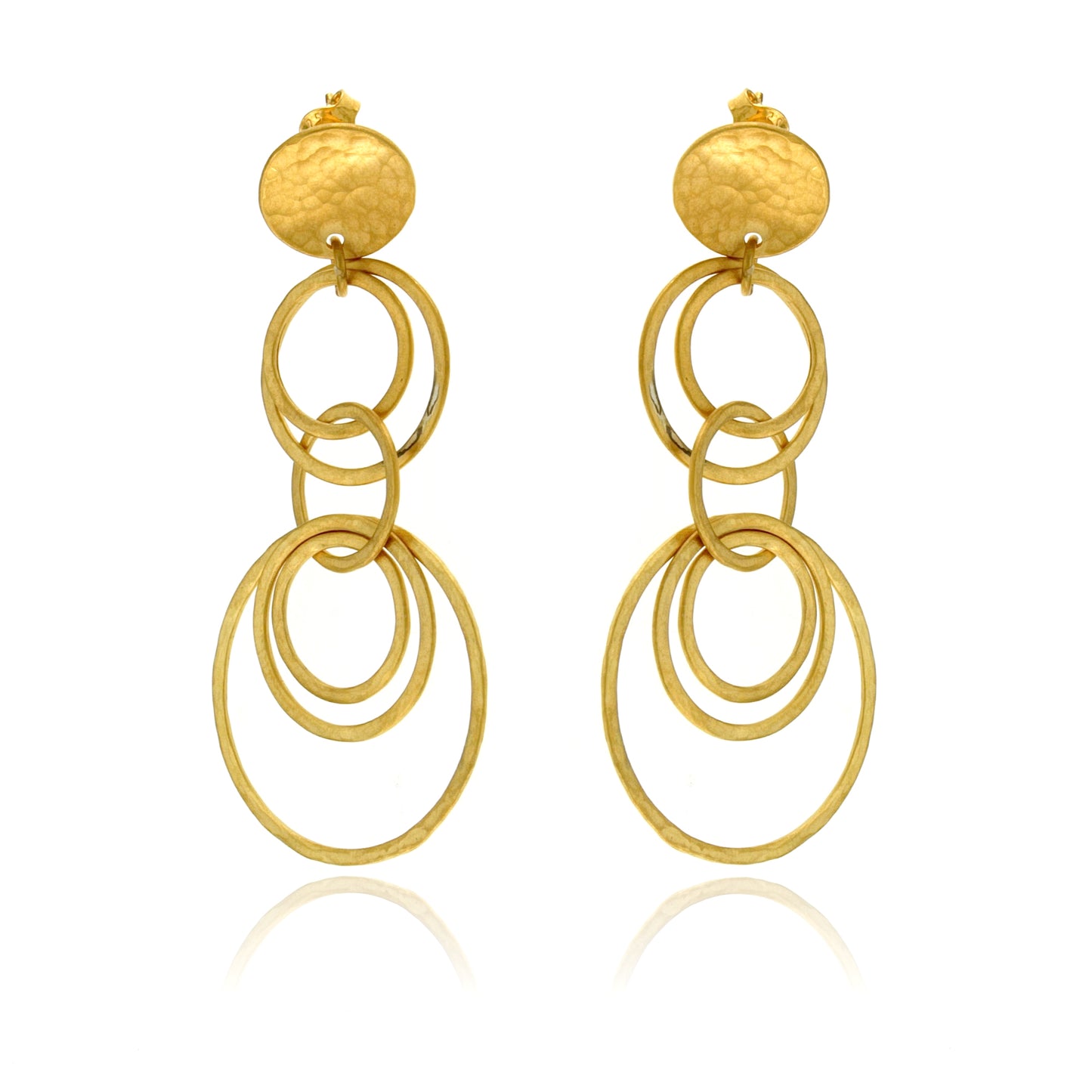 Mysterium Collection Circle Oval Earrings