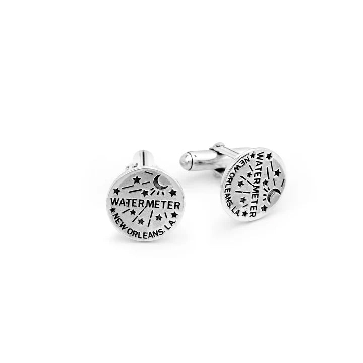 Cristy Cali New Orleans Water Meter Cufflinks