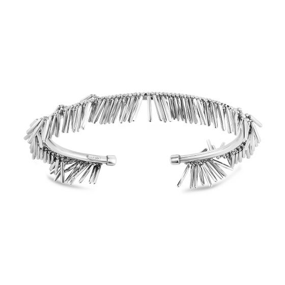 Phillip Gavriel Collection Sterling Silver Fringe Bangle