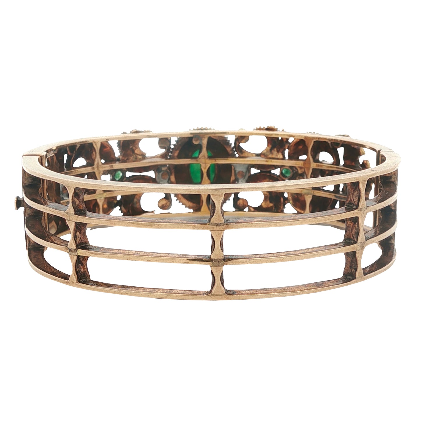 Estate Collection Victorian Emerald & Diamond Bracelet