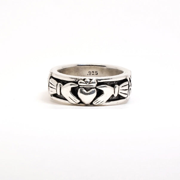 Tim & Mabel Claddagh Band Ring