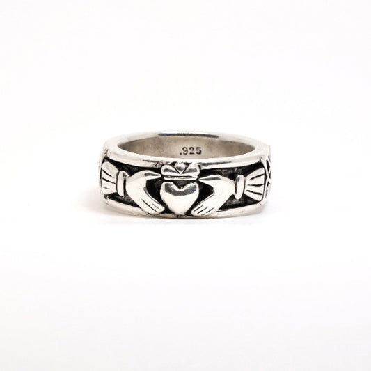 Tim & Mabel Claddagh Band Ring