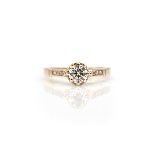 Tom Mathis Designs 14K Diamond Engagement Ring
