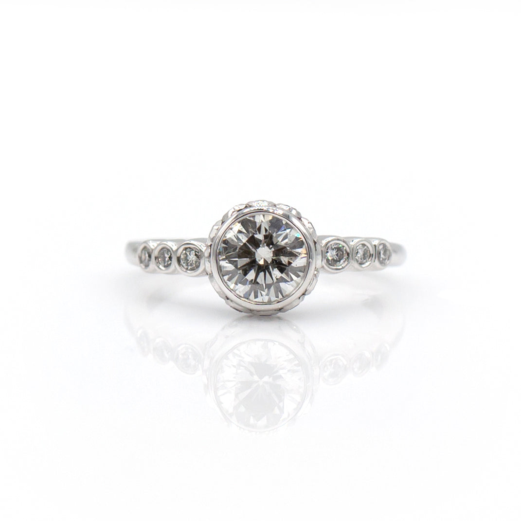 Tom Mathis Designs 1.11CT Diamond Engagement Ring