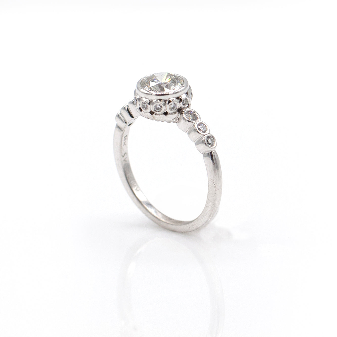 Tom Mathis Designs 1.11CT Diamond Engagement Ring