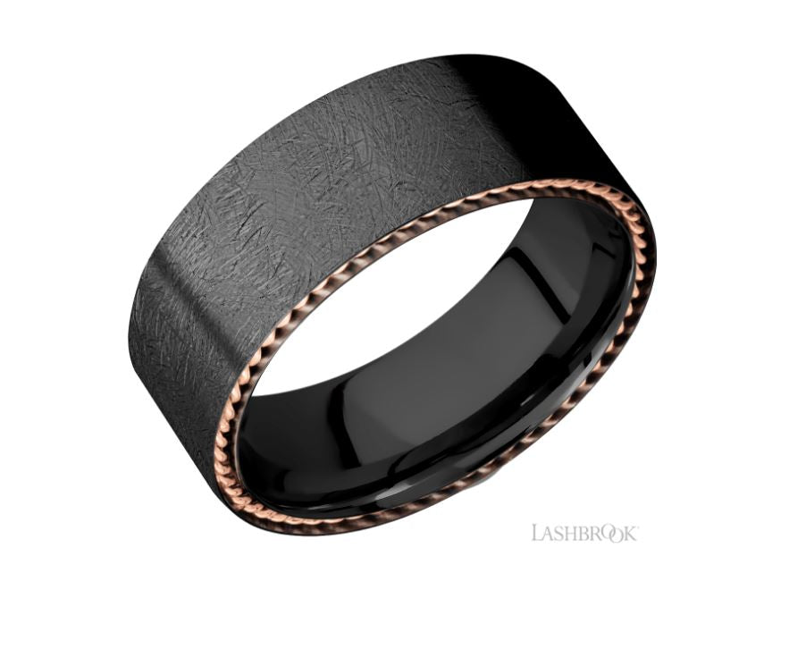 Lashbrook Designs Zirconium Wedding Band