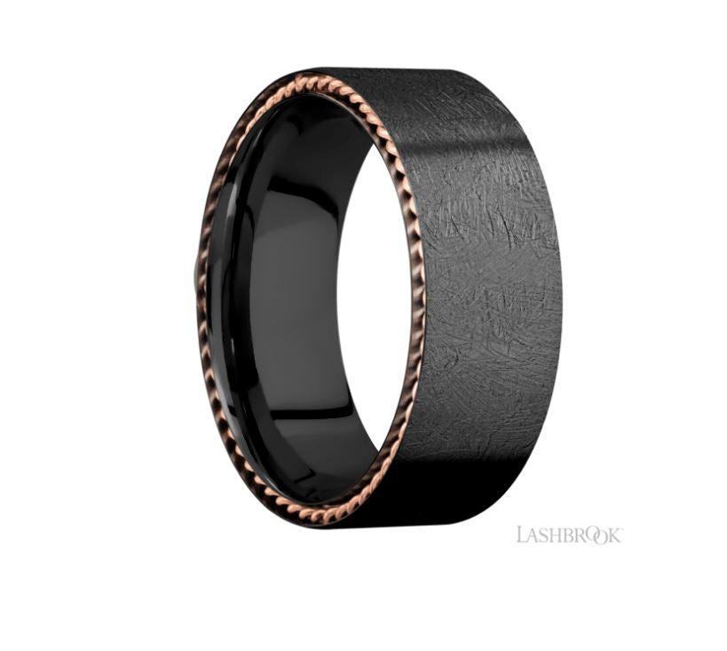 Lashbrook Designs Zirconium Wedding Band