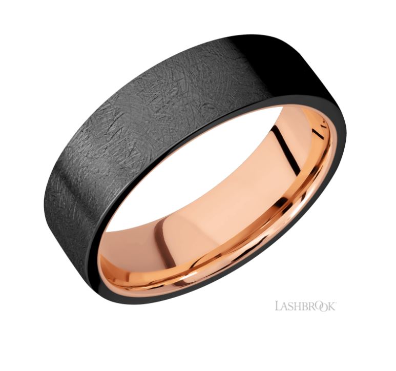 Lashbrook Designs Zirconium Wedding Band