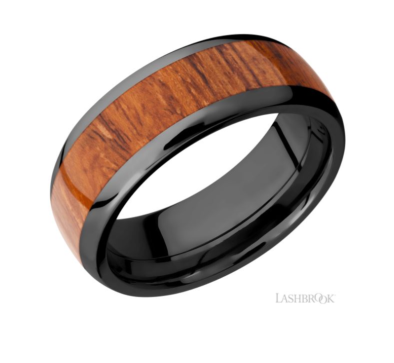 Lashbrook Designs Zirconium Wedding Band