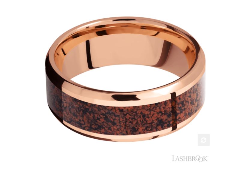 Lashbrook Designs 14K Rose Gold Wedding Band