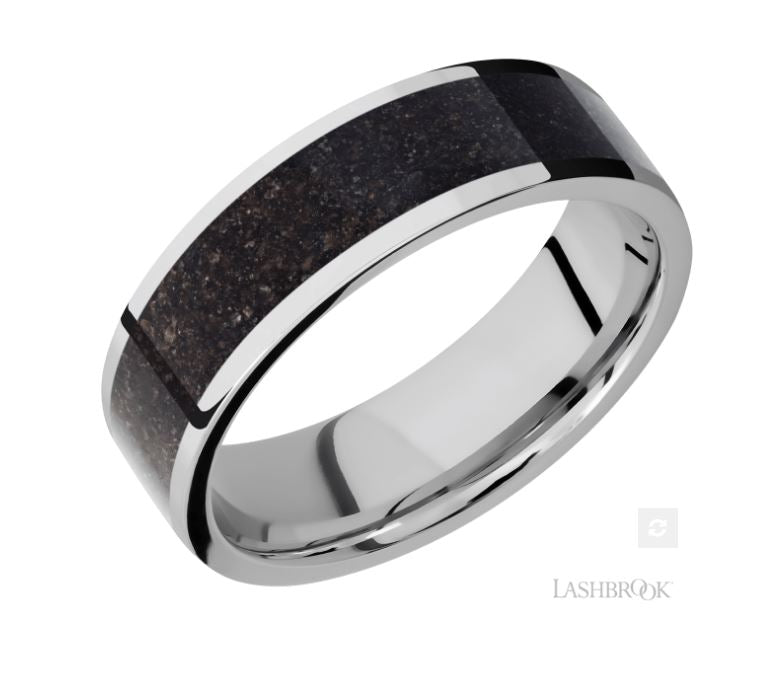 Lashbrook Designs Cobalt Chrome Wedding Band