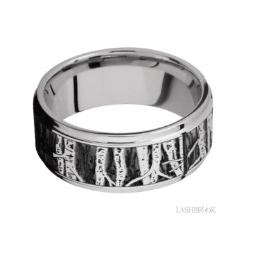 Lashbrook Designs Cobalt Chrome Wedding Band