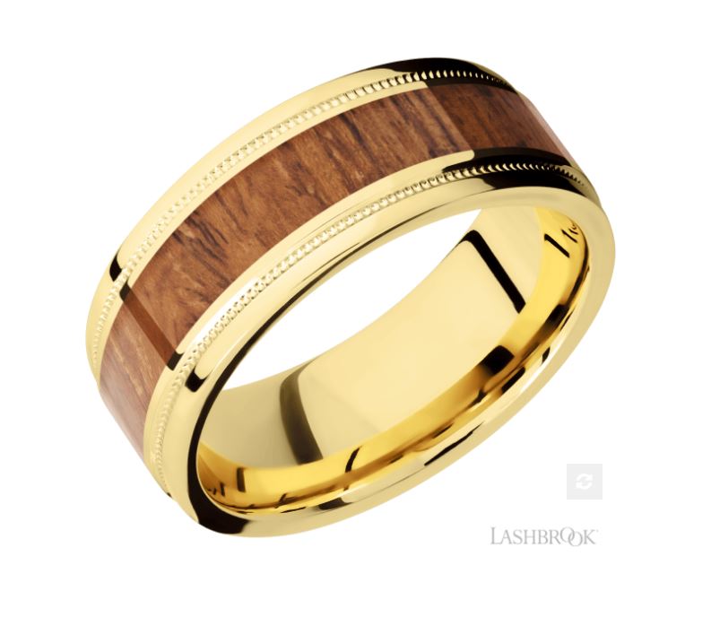 Lashbrook Designs 14K Yellow Gold Wedding Band