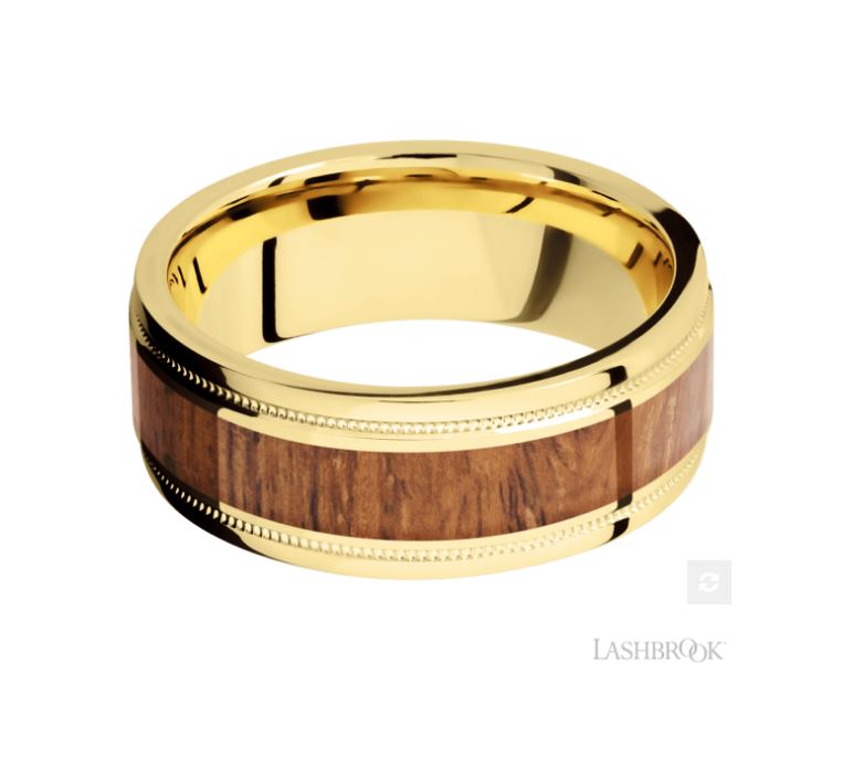Lashbrook Designs 14K Yellow Gold Wedding Band
