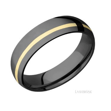 Lashbrook Designs Zirconium Wedding Band