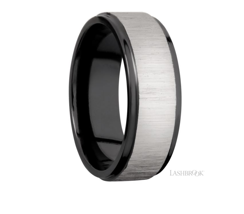 Lashbrook Designs Zirconium Wedding Band
