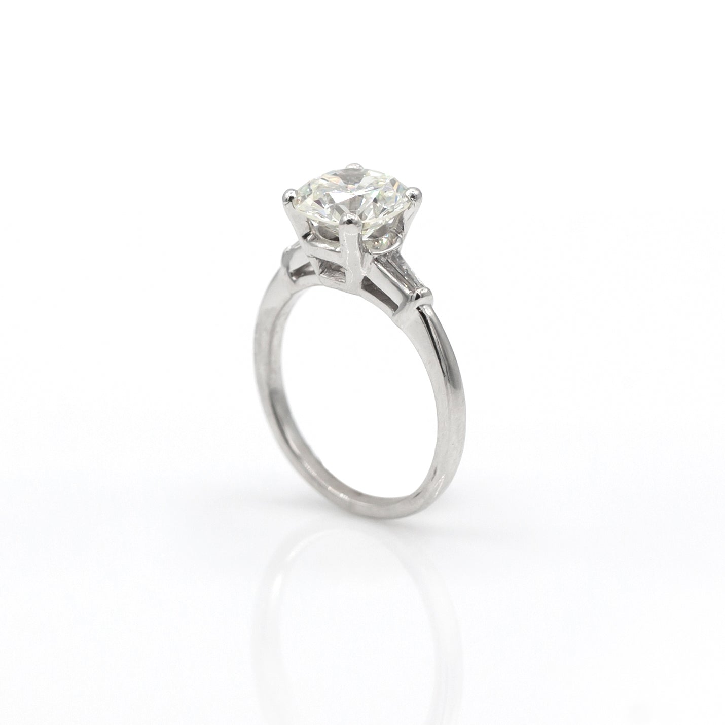 Platinum Diamond Engagement Ring Set