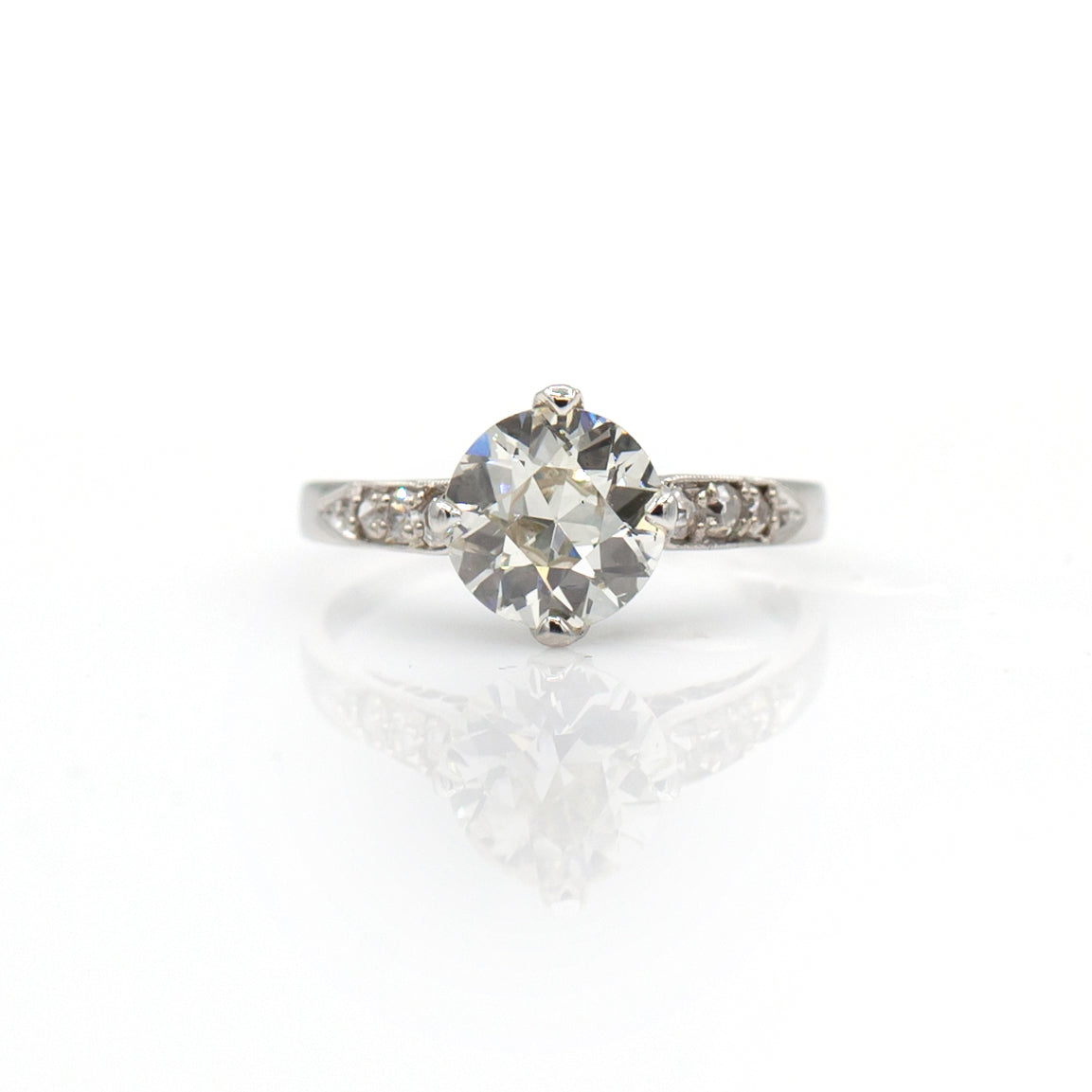 Estate Collection Art Deco Platinum Diamond Ring