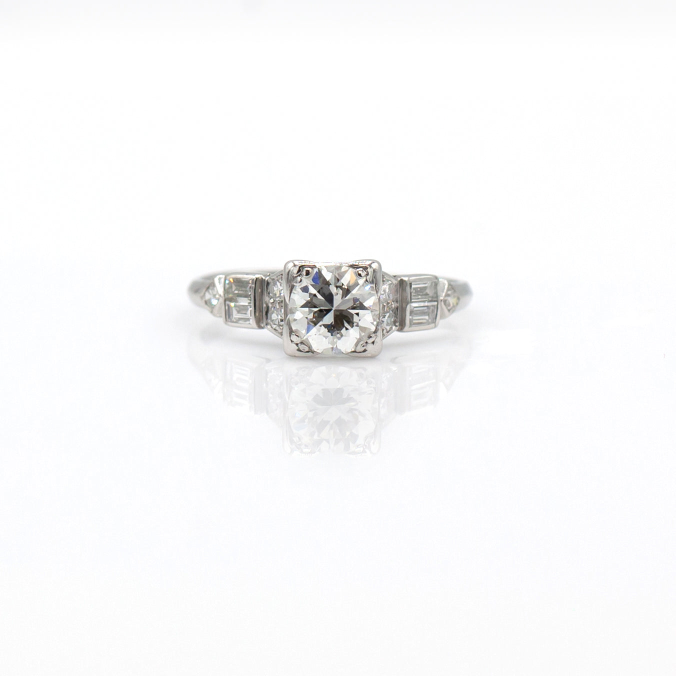 Estate Collection Art Deco Diamond Engagement Ring